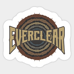 Everclear Barbed Wire Sticker